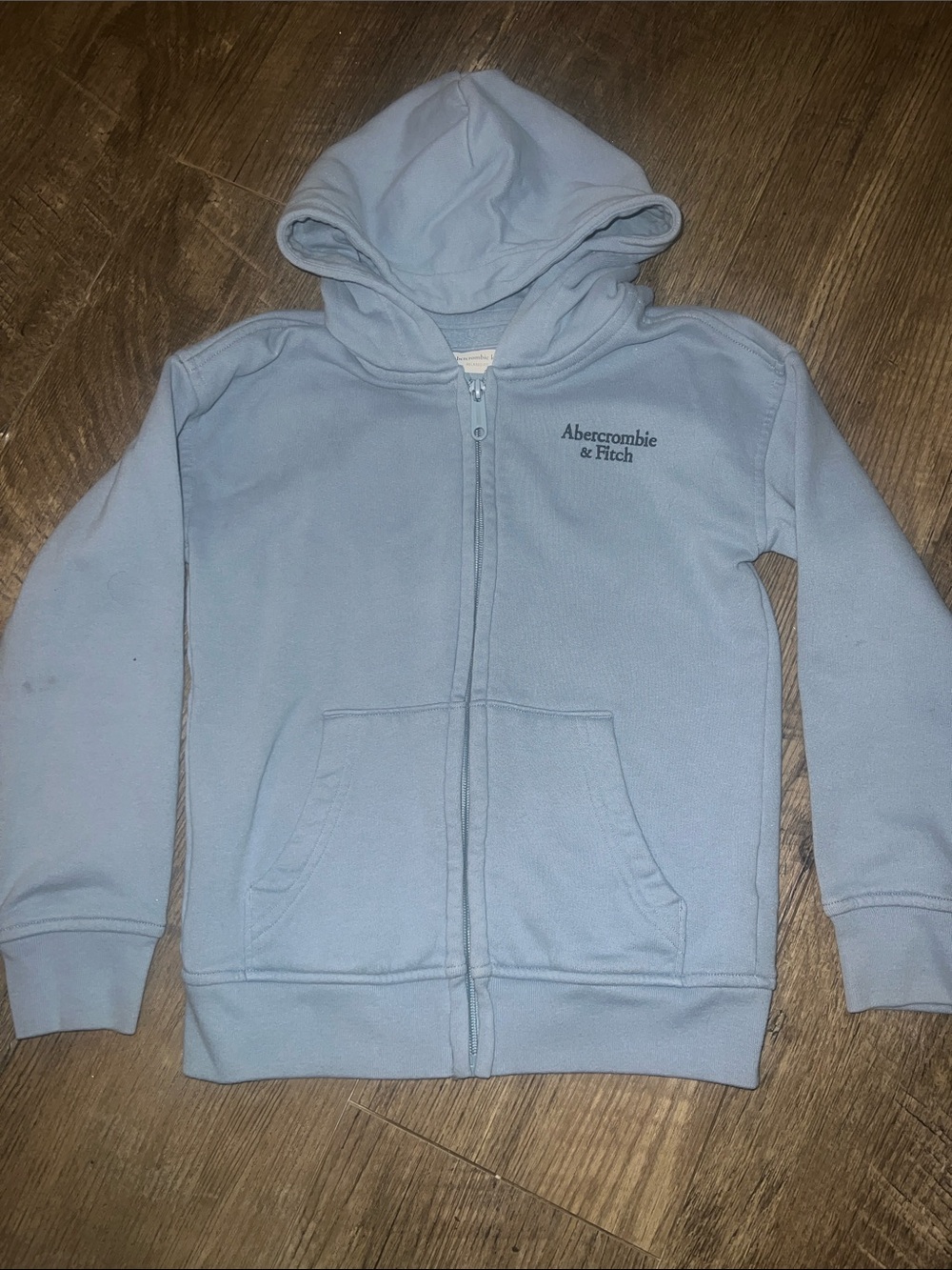 Abercrombie & Fitch Kids Pale Blue Full-Zip Hoodie